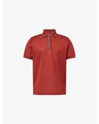 Paul Smith - Signature Stripe Short-Sleeve Cotton-Pique Polo Shirt - Lyst