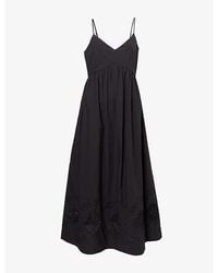Jenni Kayne - Peninsula Embroidered Cotton Midi Dress - Lyst
