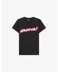 The Kooples - Logo-Print Short-Sleeve Cotton T-Shirt - Lyst