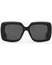 Celine - Cl40263i Bold 3 Dots Square-frame Acetate Sunglasses - Lyst