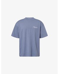 Represent - Owners Club Script Logo-Printed Cotton T-Shirt - Lyst