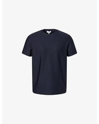 Arne - Pleated Crew-Neck Woven T-Shirt - Lyst