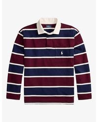 Polo Ralph Lauren - Striped Oversized-Fit Cotton Rugby Shirt - Lyst