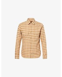 Tom Ford - Western Checked Cotton Shirt - Lyst