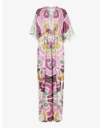 Mary Katrantzou - Taormina Floral-print Woven Maxi Dress - Lyst