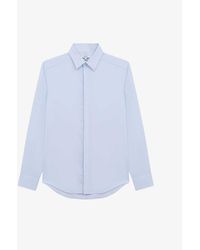 Reiss - Kiana Slim-fit Cotton-stretch Shirt - Lyst