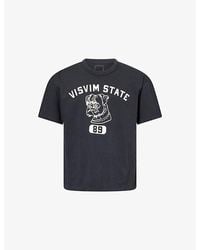 Visvim - Graphic-Print Crew-Neck Cotton T-Shirt - Lyst