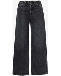 Agolde - Lex Mid-rise Wide-leg Recycled-denim Jeans - Lyst