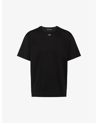 Prada - Logo-Print Crewneck Stretch-Cotton T-Shirt Xxxl - Lyst