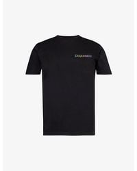 DSquared² - Logo Text-print Cotton-jersey T-shirt X - Lyst