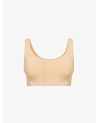 Hanro - Touch Feeling Cropped Stretch-Jersey Bra - Lyst