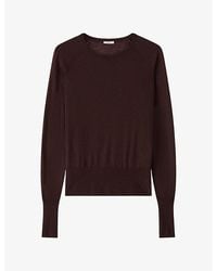 JOSEPH - Geras Round-Neck Regular-Fit Cashmere Jumper - Lyst
