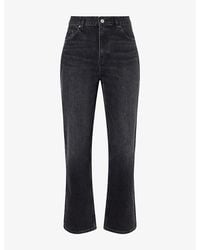 FRAME - The Relaxed Straight-Leg Denim Jeans - Lyst