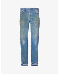 GALLERY DEPT. - 5001 Faded-wash Mid-rise Jeans - Lyst