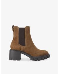 Carvela Kurt Geiger - Ignite Suede Heeled Chelsea Boots - Lyst