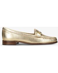 Carvela Kurt Geiger - Click Horsebit-chain Leather Loafers - Lyst