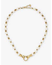 Missoma - Harris Reed X In Good Hands Recycled 18ct Yellow -plated Brass And Pearl Necklace - Lyst
