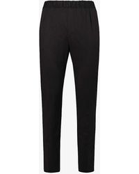 PAIGE - Snider Elasticated-waistband Tapered-leg Regular-fit Stretch-woven Trousers X - Lyst