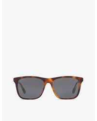 Gucci - gg0381sn Rectangular-frame Acetate Sunglasses - Lyst