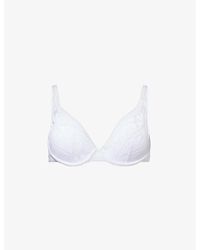 Passionata - Sofie Floral-embroidered Stretch-lace Bra - Lyst