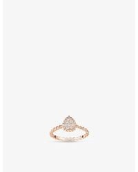 Boucheron - Serpent Bohème 18Ct Rose And 0.32Ct Diamond Ring - Lyst