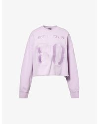P.E Nation - Undercut Brand-embroidered Organic-cotton Sweatshirt - Lyst