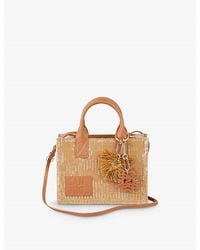 Sandro - Kasbah Sequin Woven Tote Bag - Lyst