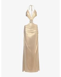 Jaded London - Vida Cut-Out Backless Maxi Dress - Lyst