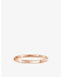 Messika - Moderniste Medium 18Ct And 0.05Ct Diamond Bangle Bracelet - Lyst