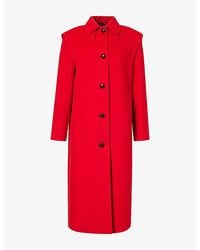 Weekend by Maxmara - Gessati Wool Long Coat - Lyst