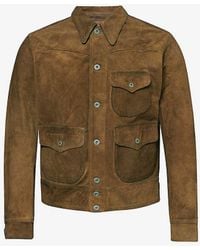 RRL - Alston Relaxed-fit Leather Jacket - Lyst
