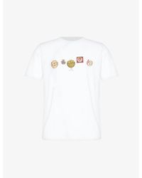 PS by Paul Smith - Badge Graphic-print Cotton-jersey T-shirt X - Lyst