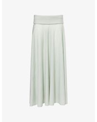 Alaïa - Fine-Knit Wool Maxi Skirt - Lyst