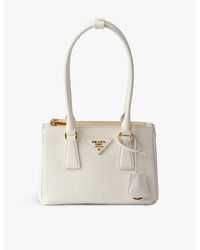 Prada - Galleria Saffiano Leather Mini Top-Handle Bag - Lyst