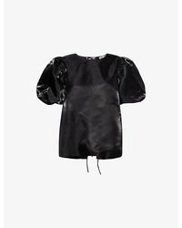 Amy Lynn - Aurora Balloon-Sleeves Woven Top - Lyst