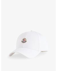 Moncler - Logo-Patch Cotton Baseball Cap - Lyst