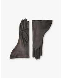 Rick Owens - Flared Leather Gloves - Lyst