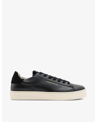 AllSaints - Shana Logo-embossed Leather Low-top Trainers - Lyst