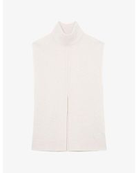Reiss - X Atelier Piper Sleeveless High-Neck Cashmere Top - Lyst