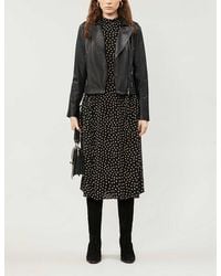 ted baker talia leather jacket