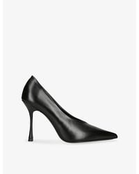 Jude - Kiss Heeled Leather Courts - Lyst