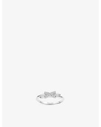 Chaumet - Jeux De Liens 18Ct And 0.05Ct Brilliant-Cut Diamonds Ring - Lyst