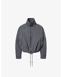 The Couture Club - Technical Funnel-Neck Cotton-Blend Jacket - Lyst