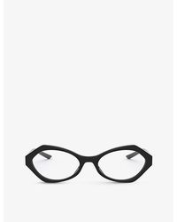 Prada - Pr 12xv Millennials Oval-frame Glasses - Lyst