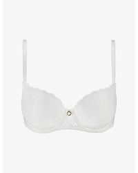 Aubade - Rosessence Stretch-Lace Half-Cup Bra - Lyst