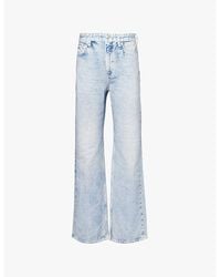 Rag & Bone - Miramar Shea Relaxed-Fit Straight-Leg Denim Jeans - Lyst