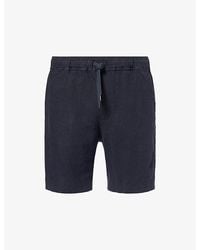 Derek Rose - Vienna Drawstring Linen Shorts - Lyst