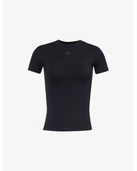 The Couture Club - Sculpt Stretch-Woven Jersey T-Shirt - Lyst