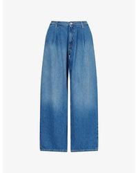 Samsøe & Samsøe - Saharper Wide-Leg Denim Jeans 15893 - Lyst