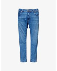 Hackett - Powerflex Straight-Leg Stretch-Denim Blend Jeans - Lyst